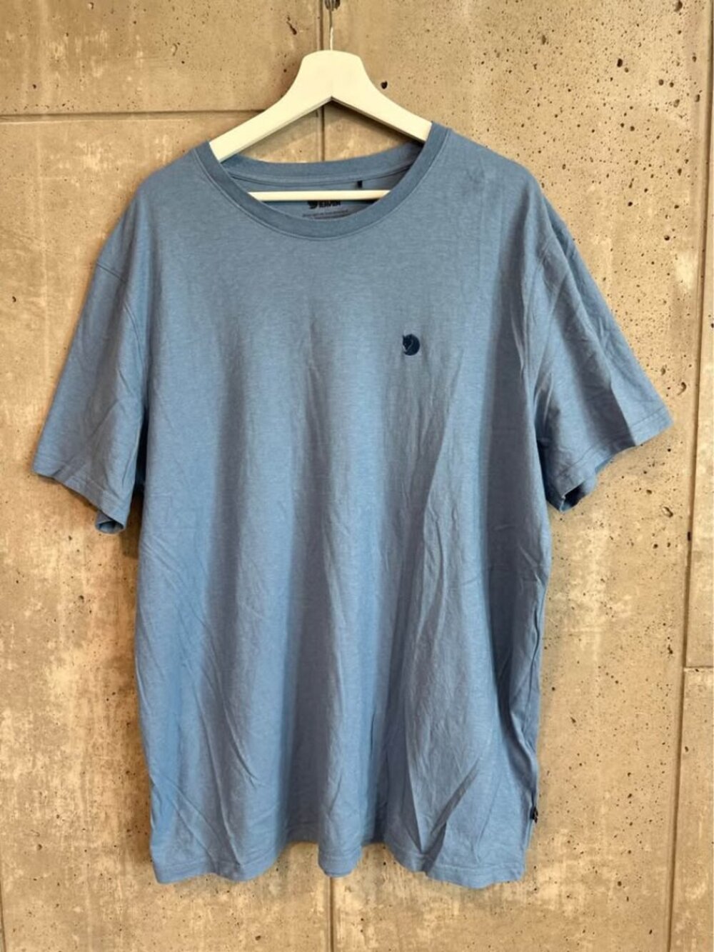 Fjällräven Hemp Blend T-Shirt Blue Men’s XXL Good Condition